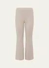 L AGENCE REN METALLIC KNIT FLARE PANTS