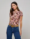 L Agence Ressi Fitted Tee In Multi