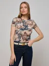 L Agence Ressi Fitted Tee In Multi