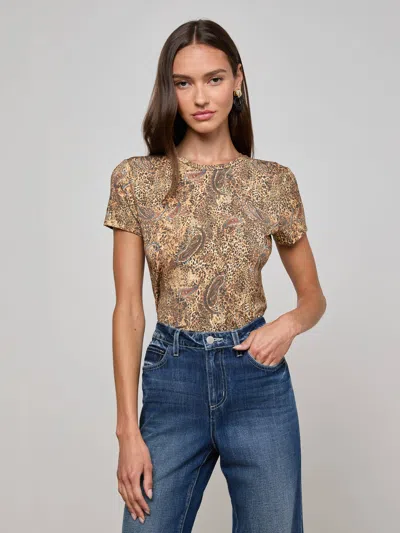 L Agence Ressi Fitted Tee In Multi
