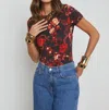 L Agence Ressi Fitted Tee In Multi