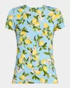 L Agence Ressi Short-sleeve Lemon Tee
