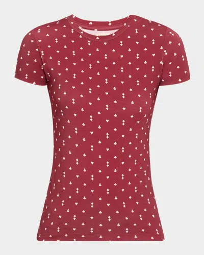 L Agence Ressi Short-sleeve Playing Card Tee
