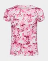 L Agence Ressi Short-sleeve Porcelain Tee In White Porcelain Toile