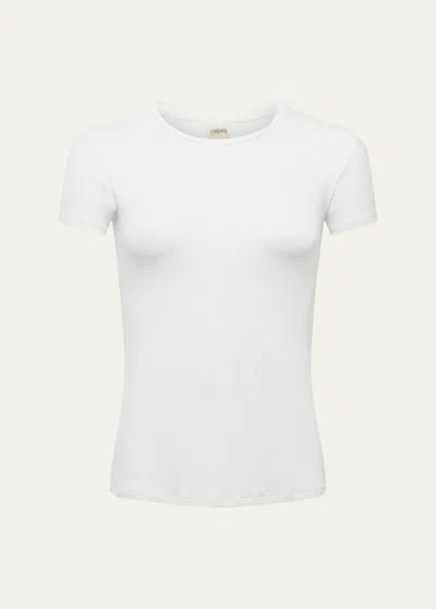 L AGENCE RESSI RIBBED SHORT-SLEEVE TEE