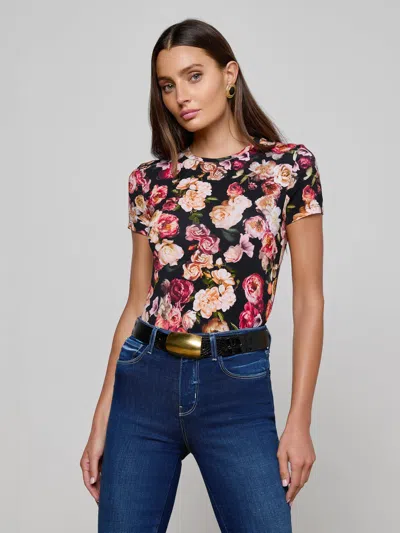 L Agence Ressi S/s Crew Cluster Fl In Multi
