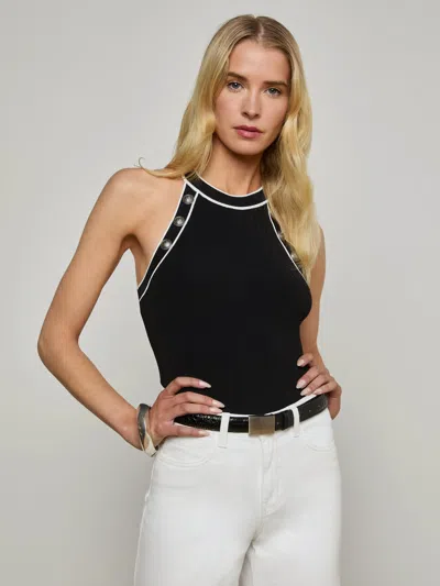 L AGENCE ROSEMARY BUTTON TANK