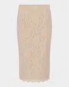 L Agence Royal Pencil Skirt In Doe Skin In Doeskin