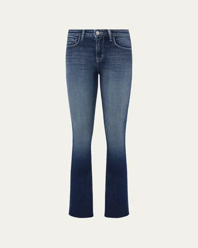 L Agence Ruth High-rise Straight Jeans In Multi