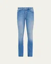 L Agence Abilene High Rise Baby Bootcut Slit Jeans In Vista