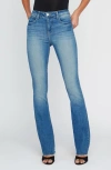 L AGENCE RUTH RAW HEM STRAIGHT LEG JEANS