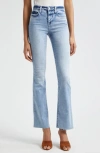 L Agence Ruth Raw Hem Straight Leg Jeans In Tuscany