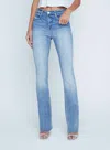 L Agence Ruth Straight-leg High-rise Jeans In Tuscany In Blue