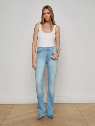 L Agence Ruth Straight-leg Jean In Barker