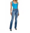 L Agence Ruth Straight Leg Jean In Privada In Blue