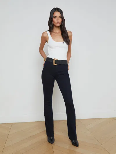 L Agence Ruth Straight-leg Jean In Metro