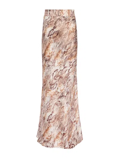 L Agence Ryker Silk Maxi Skirt