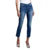 L Agence L'agence Sada Laredo High-rise Crop Slim Jean In Multi