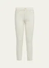 L Agence Sada High-rise Crop Slim Jeans In Macadamia