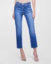 L Agence Sada High Rise Slim Crop Jeans In Cambridge