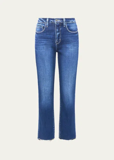 L Agence Sada High Rise Slim Crop Jeans In Cambridge