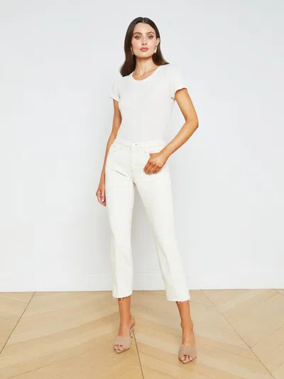 L Agence Sada Jean In White