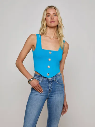 L Agence Saga Top In Blue