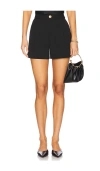 L'agence Saige Safari Shorts In Black