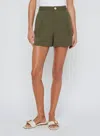 L Agence Saige Safari Shorts In Green