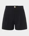 L Agence Saige Safari Shorts In Black