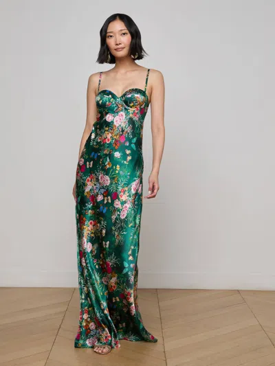 L Agence Sayla Silk Gown