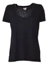 L Agence Scoop-neck T-shirt