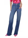 L Agence Scottie High Rise Wide Leg Jean In Hasting In Blue