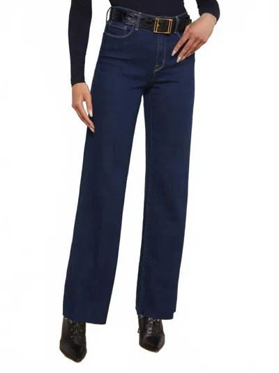 L Agence Scottie High Rise Wide Leg Jean In Koval In Blue