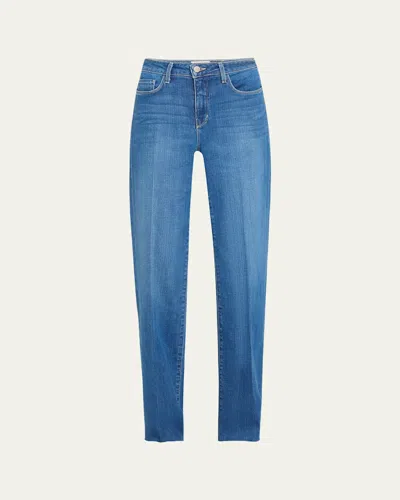 L Agence Scottie High Rise Wide-leg Jeans In Apollo
