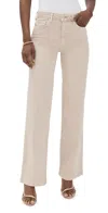 L Agence Scottie High Rise Wide Leg Jeans Biscuit In Neutral