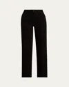 L Agence Scottie High-rise Wide-leg Jeans In Black