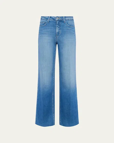 L Agence Scottie High-rise Wide-leg Jeans In Calloway