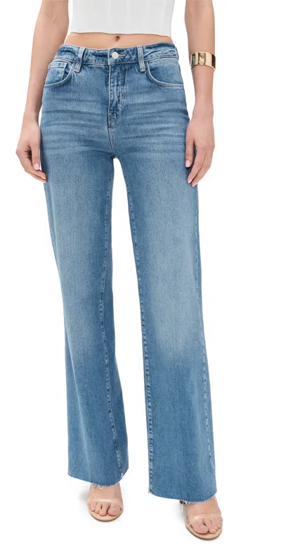 L Agence Scottie High Rise Wide Leg Jeans Calloway