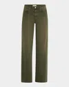 L Agence Scottie High-rise Wide-leg Jeans In Picholine
