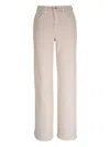 L Agence Scottie High Rise Wide Leg Jeans Biscuit In Neutrals