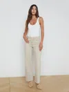 L Agence Scottie Wide-leg Jean In Biscuit