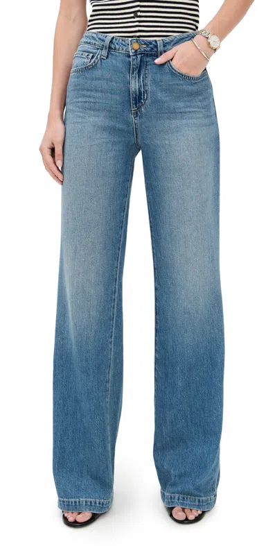 L Agence Scottie Wide Leg Jeans Fargo