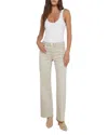 L Agence Scottie Wide-leg Jean In Beige