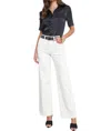 L'agence Scottie High Rise Wide-leg Jeans In White