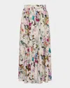L Agence Seina Front Placket Midi Skirt In V Wh M Charonda Btrfly