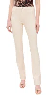 L Agence Selma High Rise Sleek Baby Boot Jeans French Vanilla Coated In French Vanilla Coated