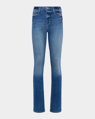 L Agence Selma High-rise Sleek Baby Boot Jeans In Blue