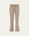 L Agence Selma High-rise Coated Sleek Baby Boot Jeans In Rye Coated