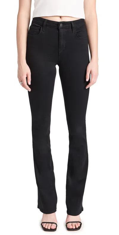 L Agence Selma High Rise Sleek Baby Boot Jeans In Noir